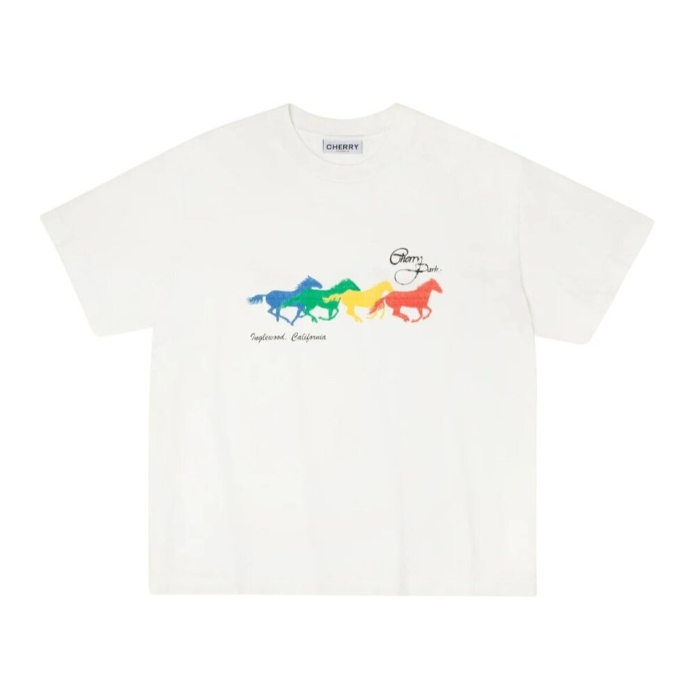 Cherry LA Cherry Parks Inglewood Boxy Tee in White